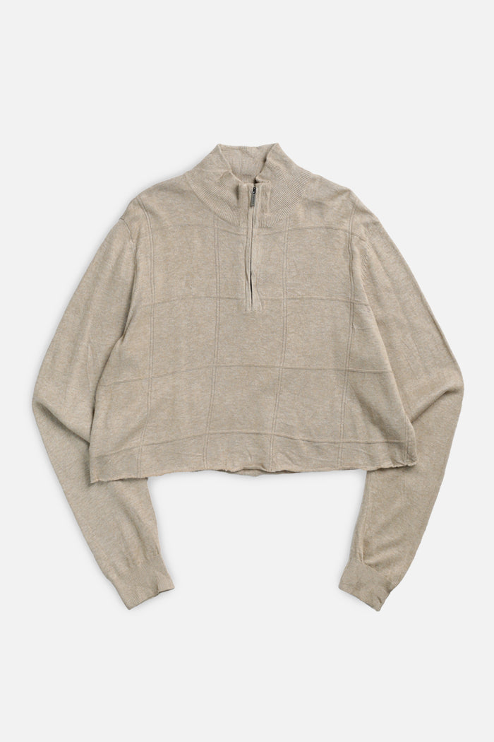 frankie Rework Crop Knit Sweater - XXL