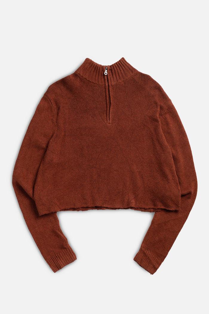 frankie Rework Crop Knit Sweater - XXL