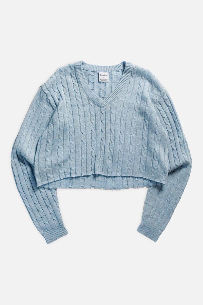 frankie Rework Crop Knit Sweater - XXL