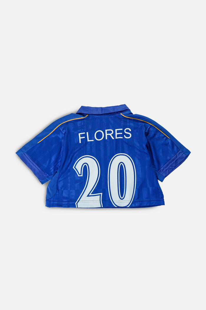 Frankie Rework Crop Leicester Soccer Jersey - XS