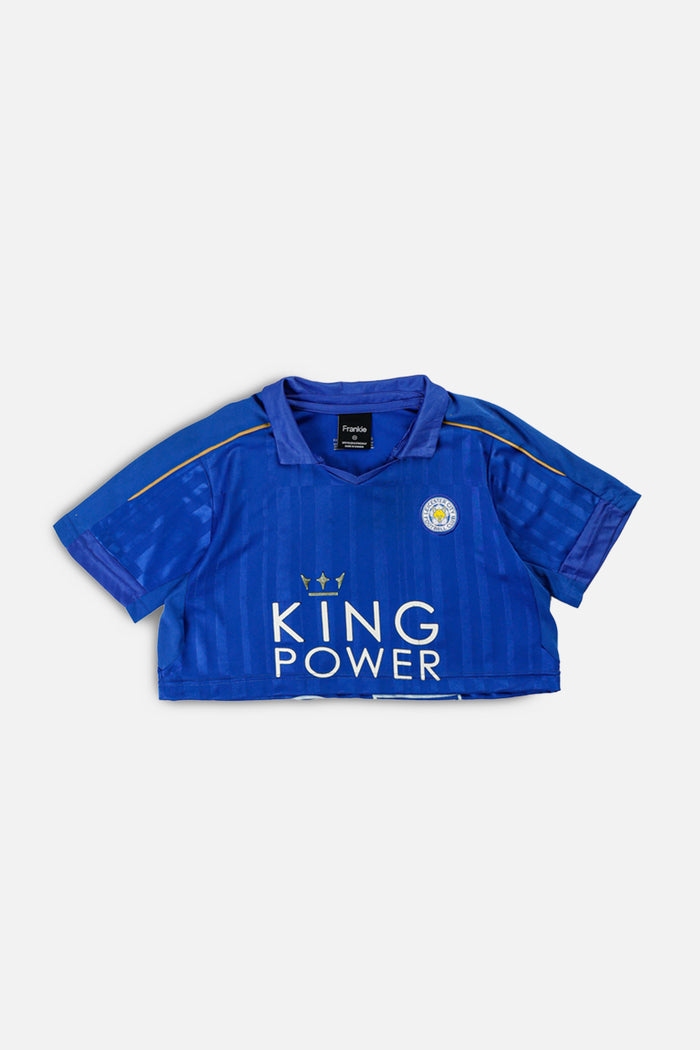 frankie Rework Crop Leicester Soccer Jersey - XS