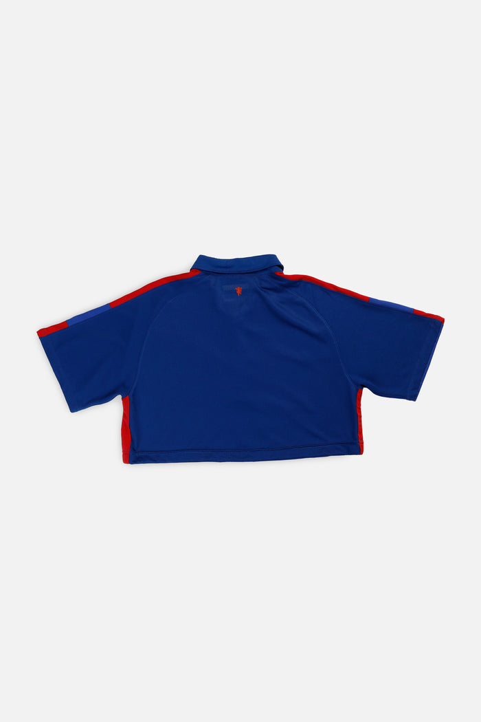 Frankie Rework Crop Manchester Soccer Jersey - M