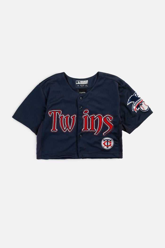 frankie Rework Crop Minnesota Twins MLB Jersey - XS