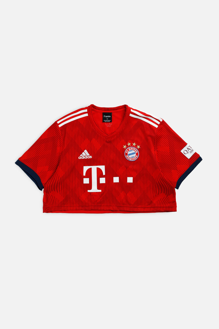 frankie Rework Crop Munich Soccer Jersey - L