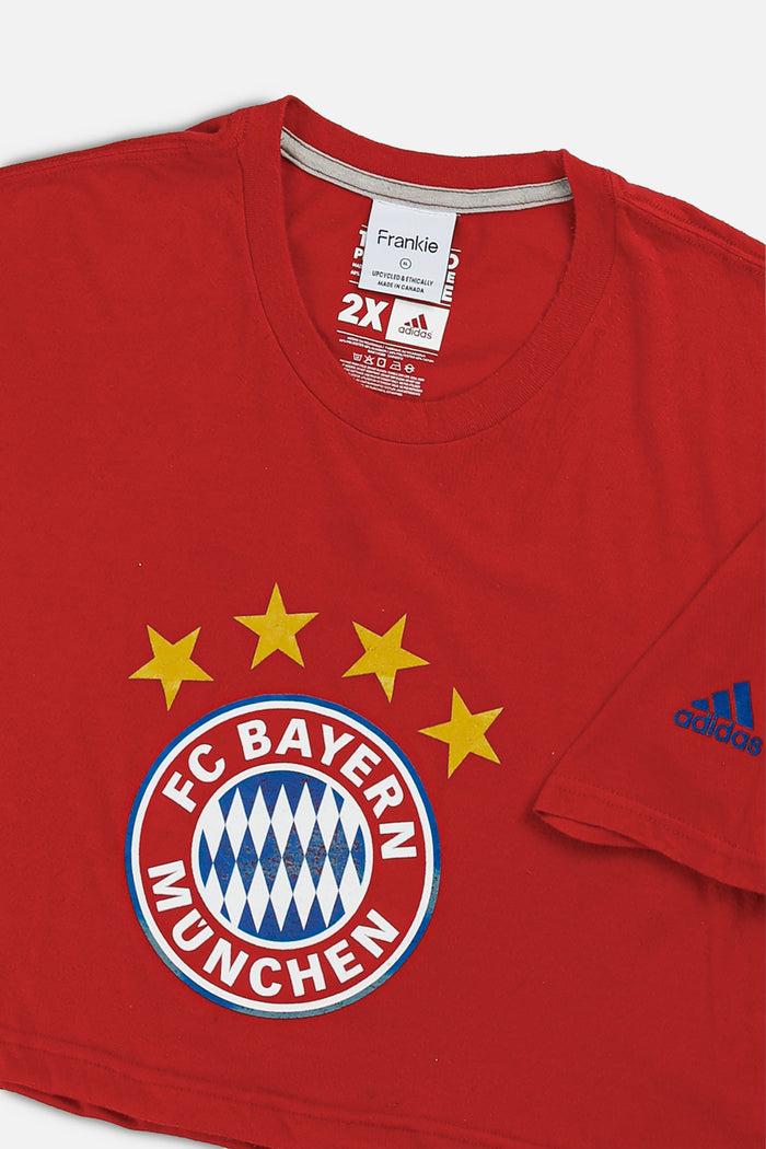 Frankie Rework Crop Munich Soccer Tee - XL