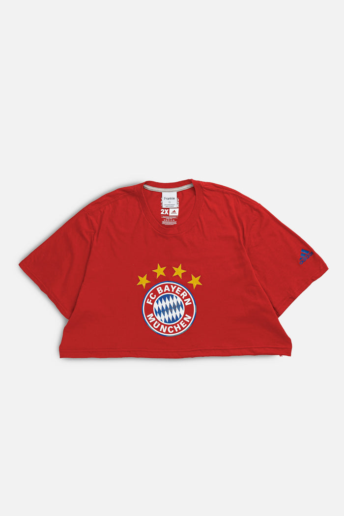 frankie Rework Crop Munich Soccer Tee - XL