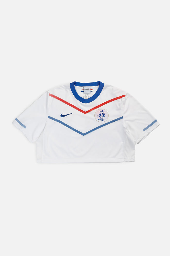 frankie Rework Crop Netherlands Soccer Jersey - XL