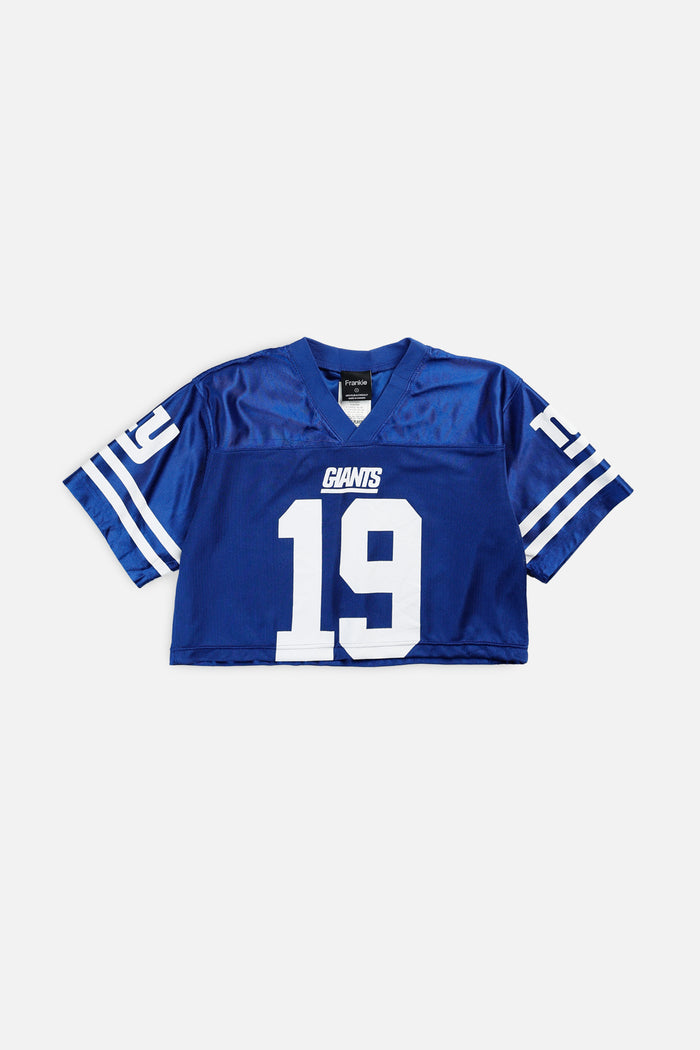frankie Rework Crop NY Giants NFL Jersey - S