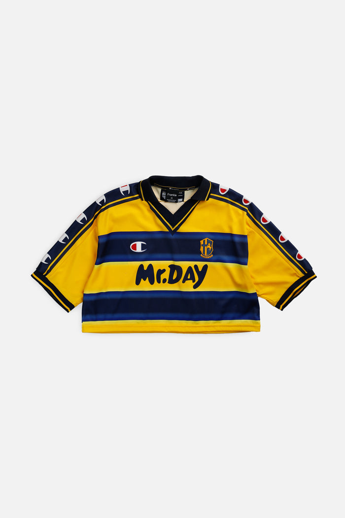 frankie Rework Crop Parma Soccer Jersey - XL