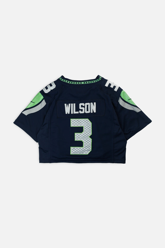 Frankie Rework Crop Seattle Seahawks NFL Jersey - M