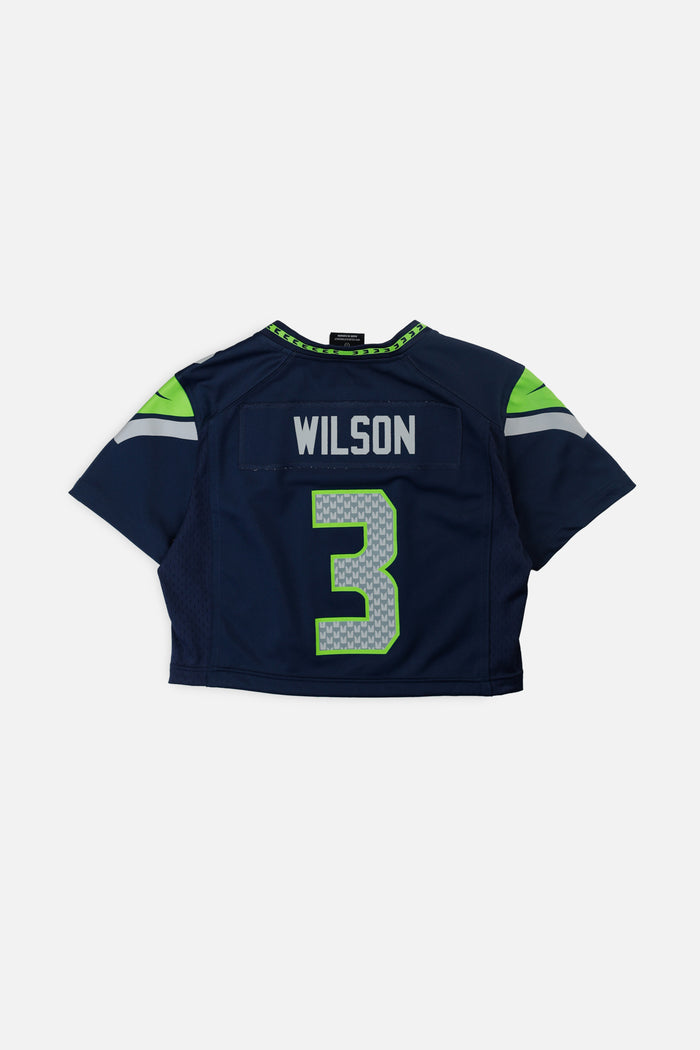 Frankie Rework Crop Seattle Seahawks NFL Jersey - S