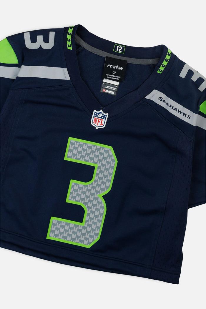 Frankie Rework Crop Seattle Seahawks NFL Jersey - S