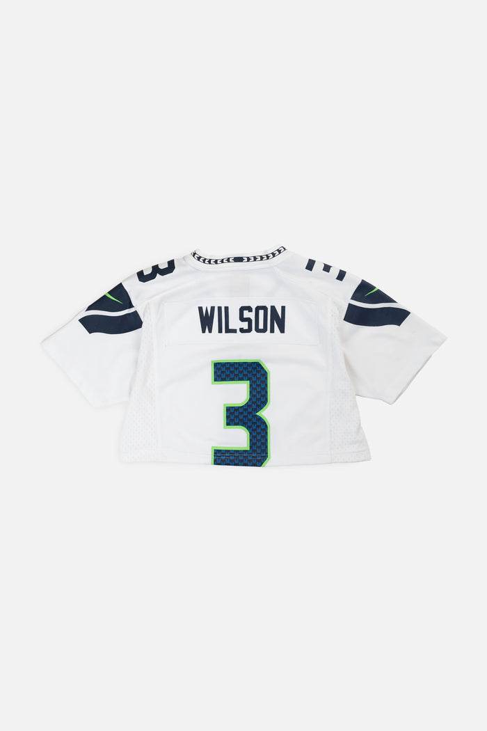 Frankie Rework Crop Seattle Seahawks NFL Jersey - XS