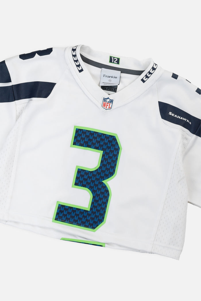 Frankie Rework Crop Seattle Seahawks NFL Jersey - XS