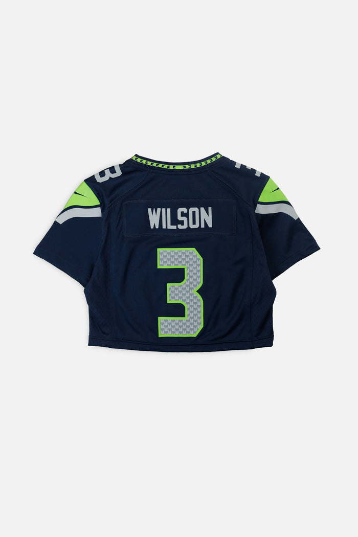 Frankie Rework Crop Seattle Seahawks NFL Jersey - XS