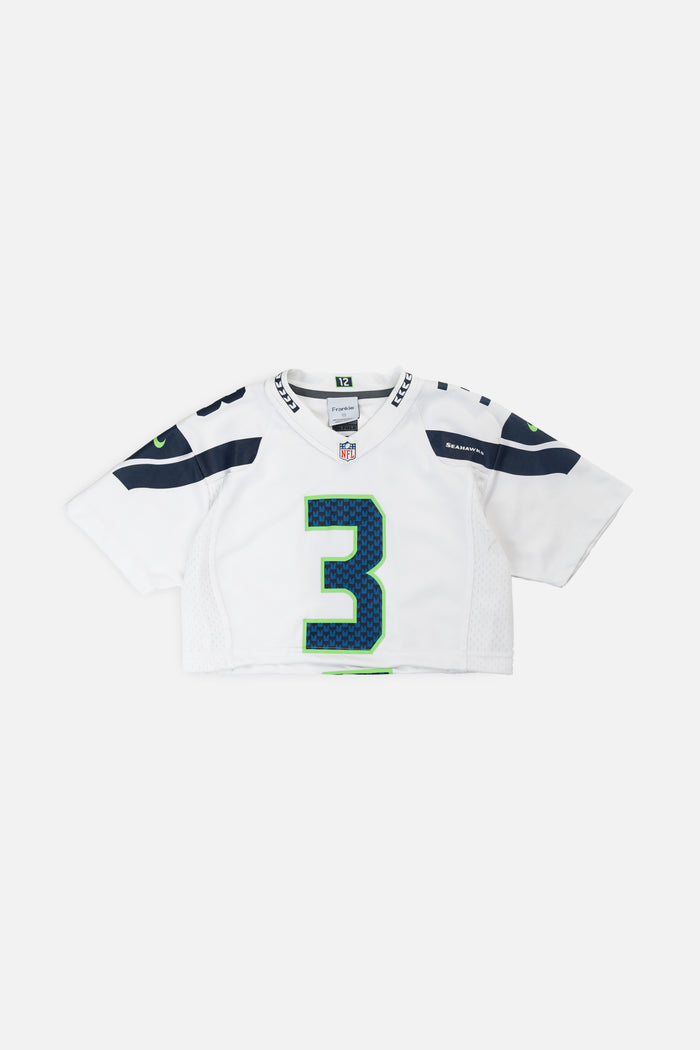 frankie Rework Crop Seattle Seahawks NFL Jersey - XS