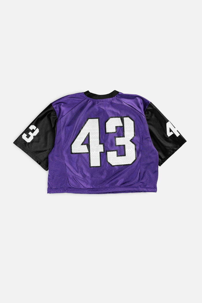 Frankie Rework Crop TCU Horned Frogs NCAA Jersey - M