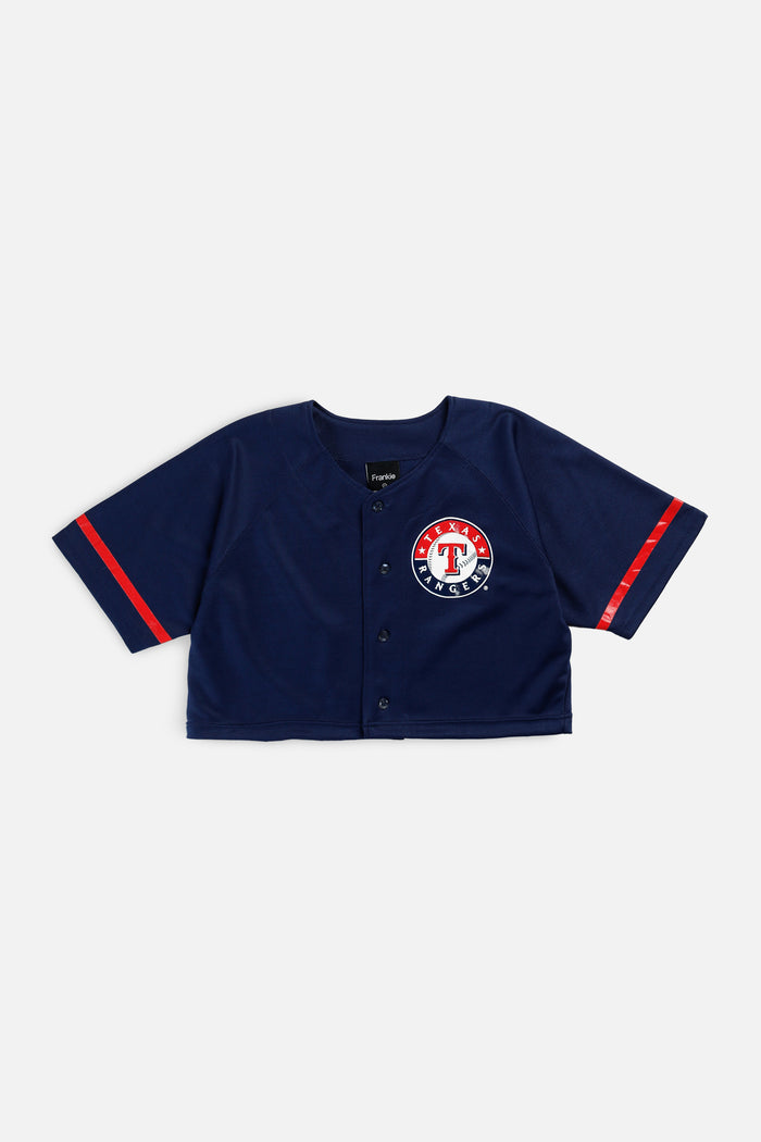 frankie Rework Crop Texas Rangers MLB Jersey - S