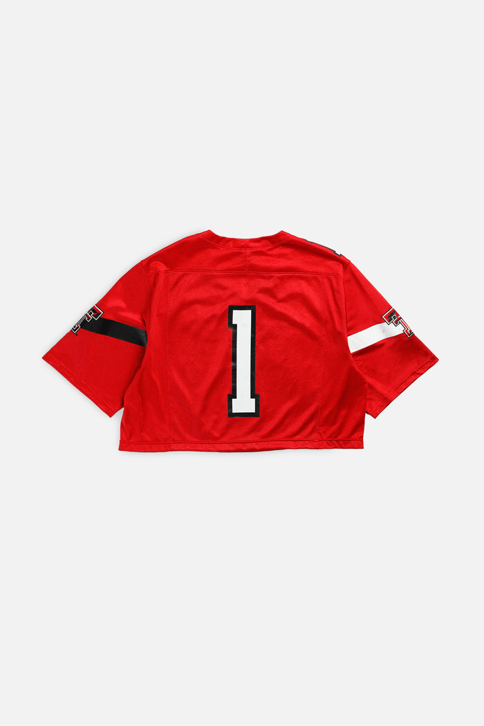 Frankie Rework Crop Texas Tech NCAA Jersey - XL