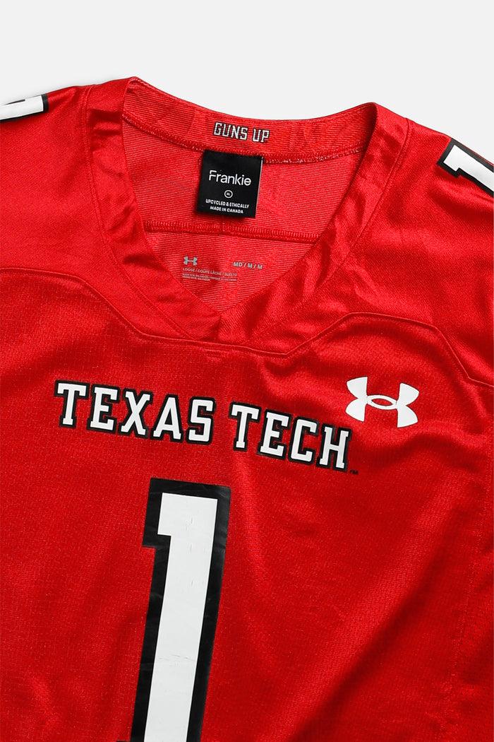 Frankie Rework Crop Texas Tech NCAA Jersey - XL