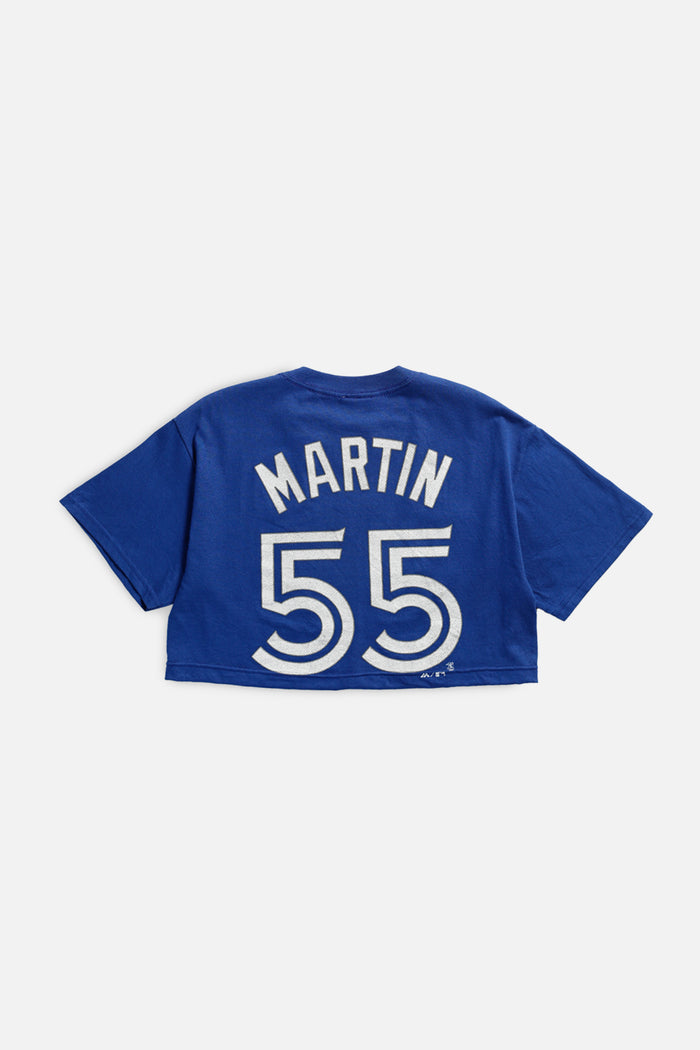 Frankie Rework Crop Toronto Blue Jays MLB Tee - S