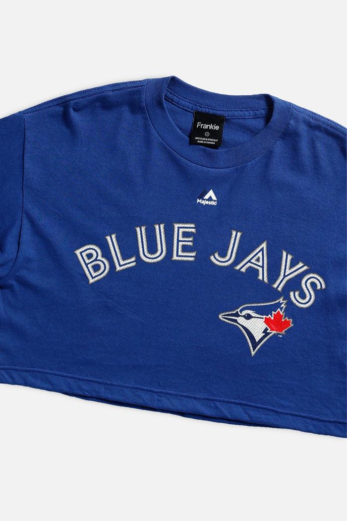 Frankie Rework Crop Toronto Blue Jays MLB Tee - S