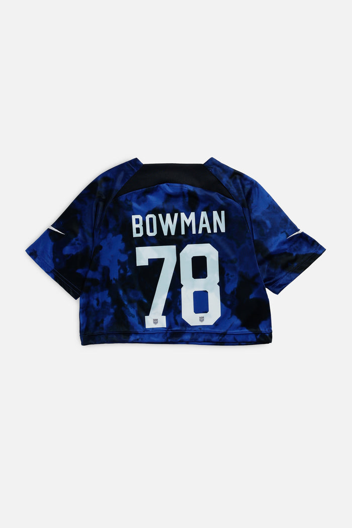 Frankie Rework Crop USA Soccer Jersey - XS