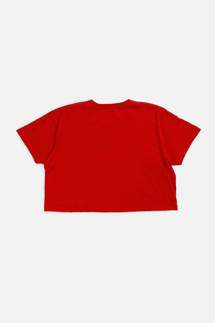 Frankie Rework Crop USA Soccer Tee - XL