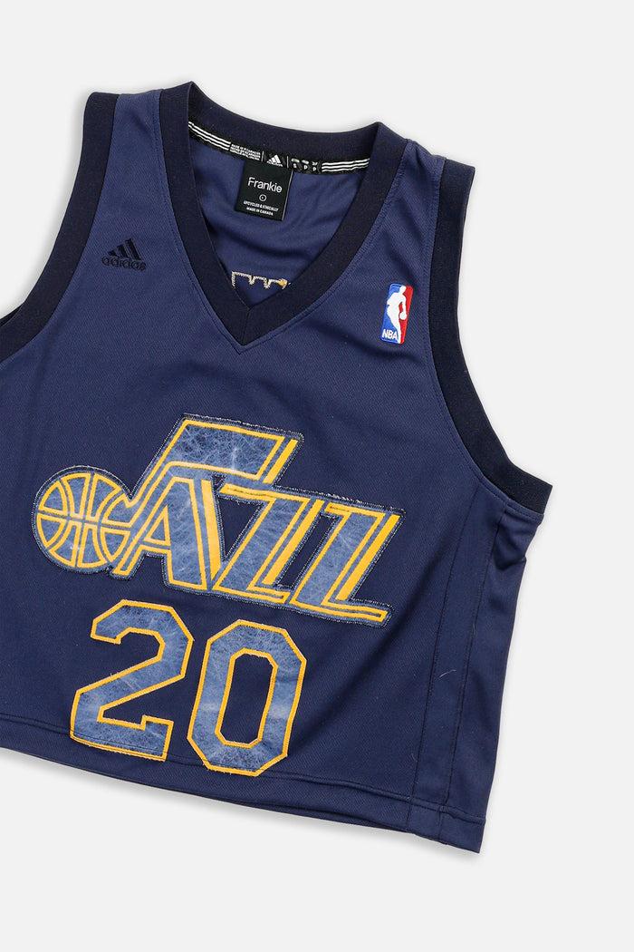 Frankie Rework Crop Utah Jazz NBA Jersey - L