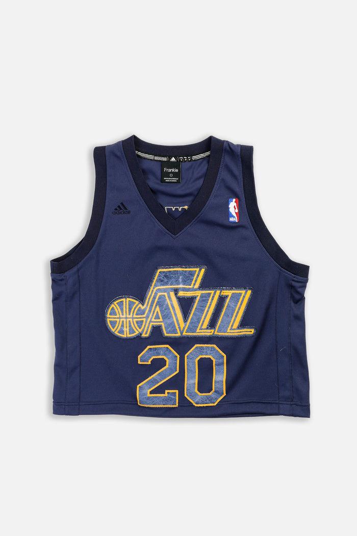frankie Rework Crop Utah Jazz NBA Jersey - L
