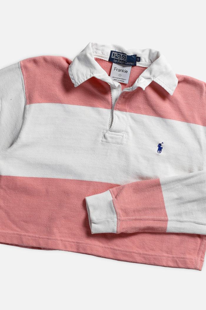 Frankie Rework Cropped Rugby Shirt - S