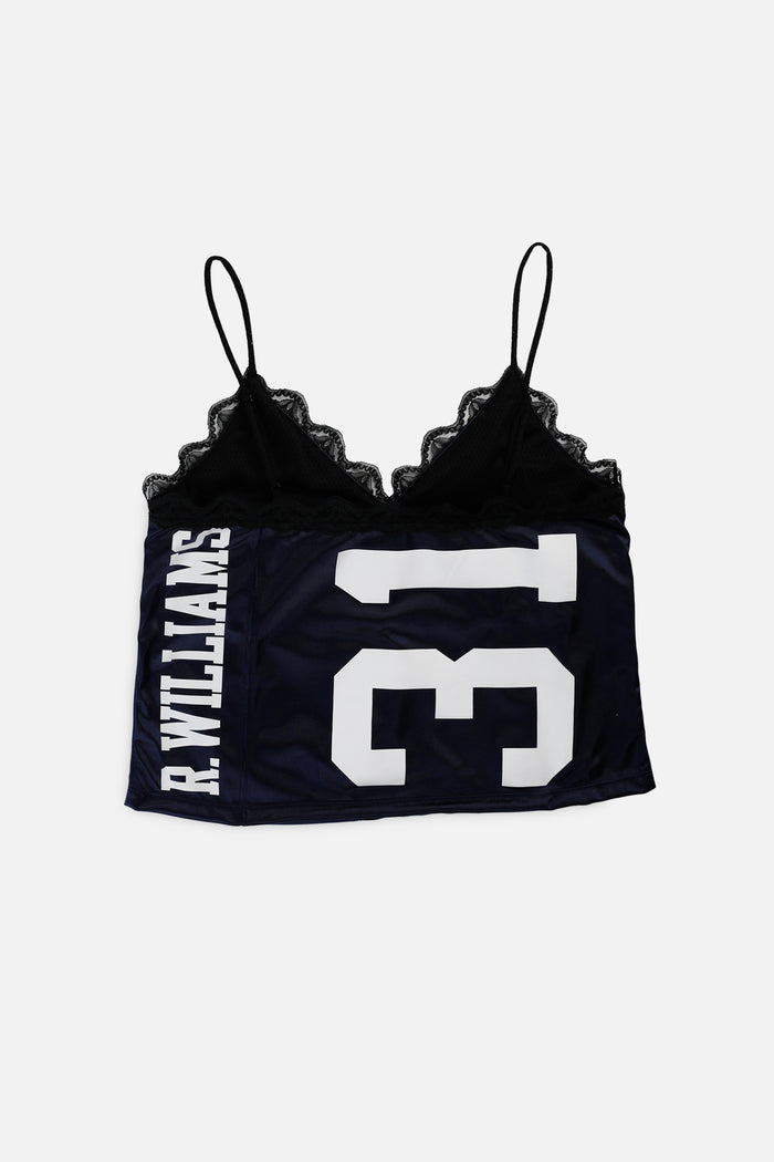 Frankie Rework Dallas Cowboys Lace Tank - L