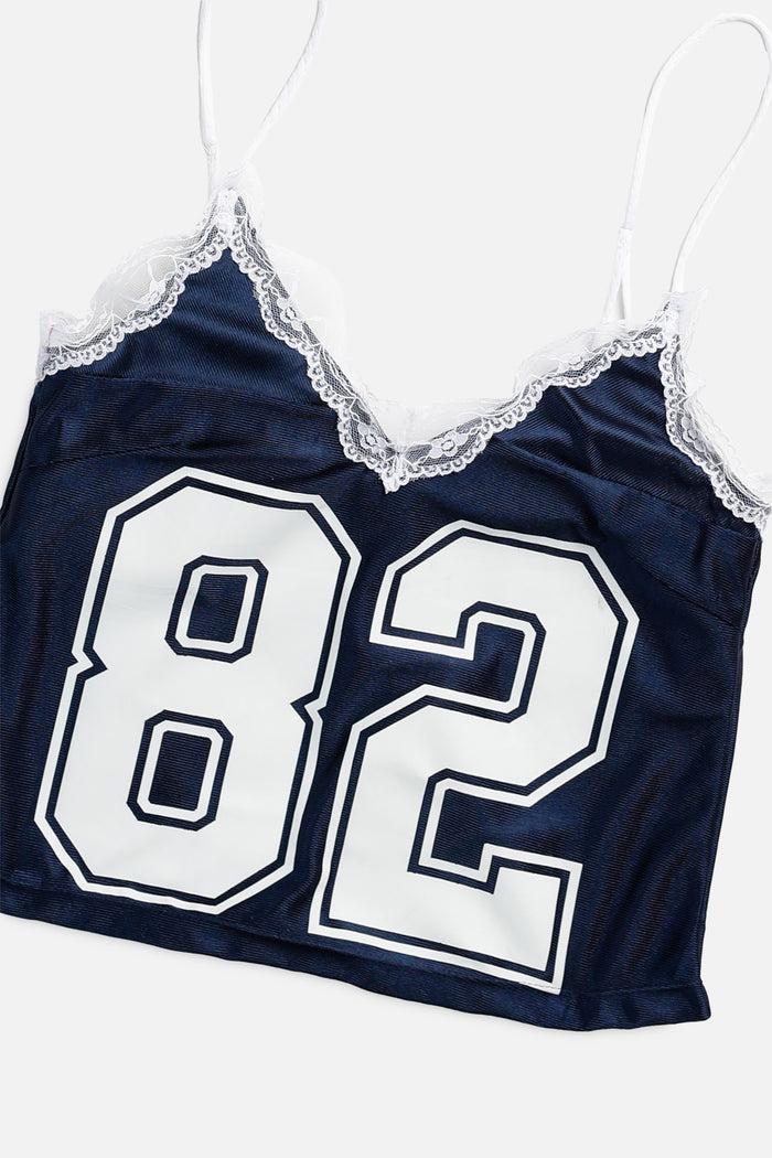 Frankie Rework Dallas Cowboys Lace Tank - XS