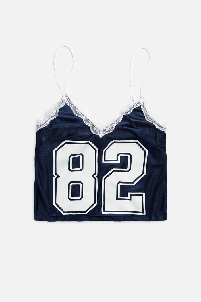 frankie Rework Dallas Cowboys Lace Tank - XS