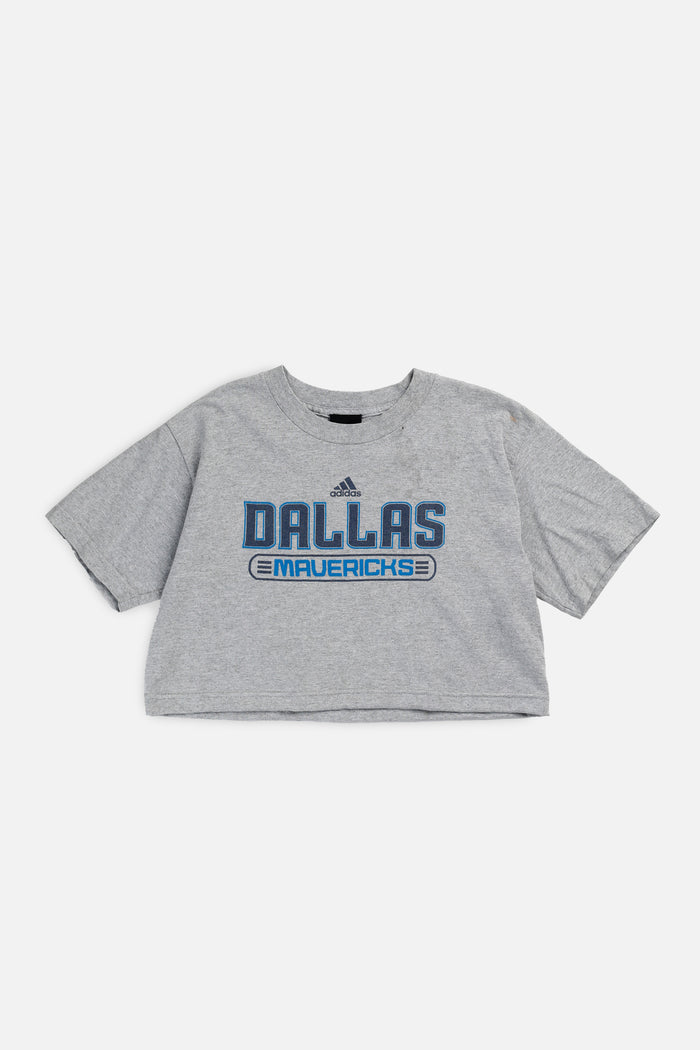 frankie Rework Dallas Mavericks NBA Crop Tee - S