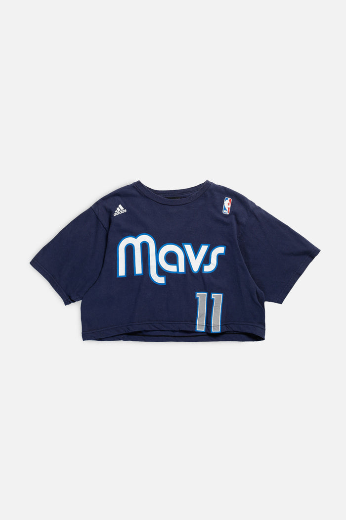frankie Rework Dallas Mavericks NBA Crop Tee - S