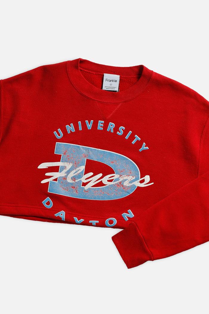 Frankie Rework Dayton University Crop Sweatshirt - M