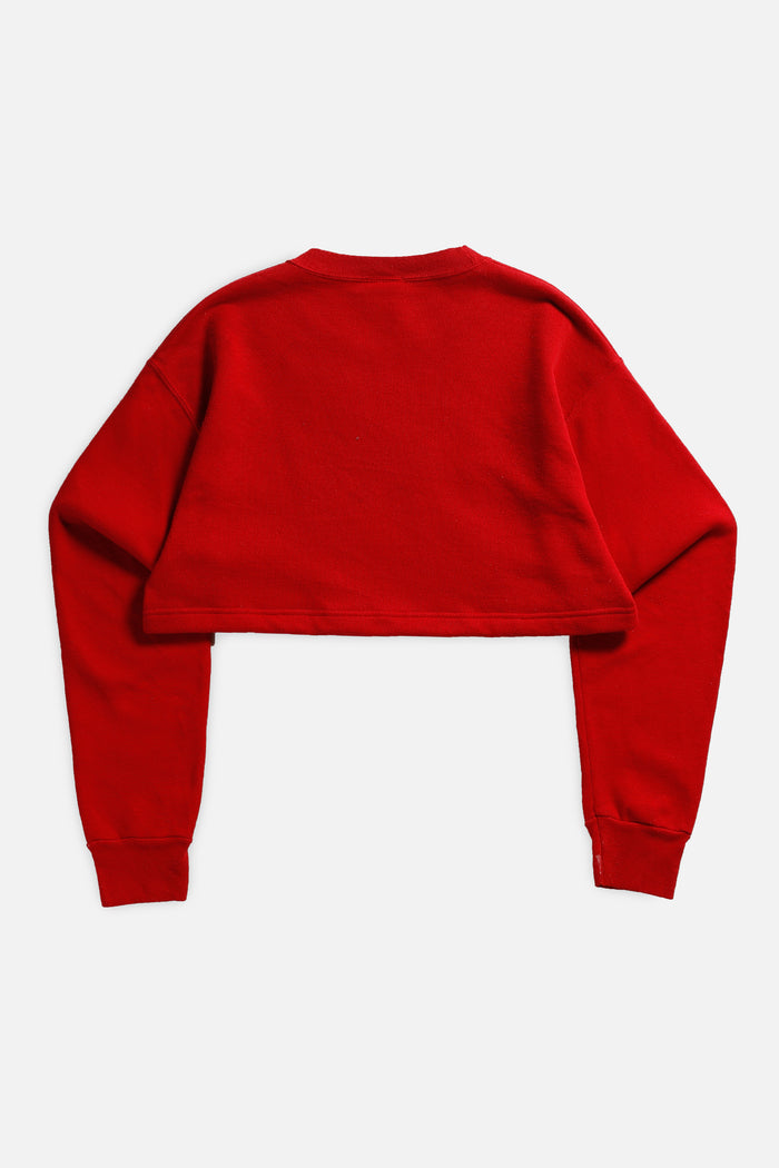 Frankie Rework Dayton University Crop Sweatshirt - M