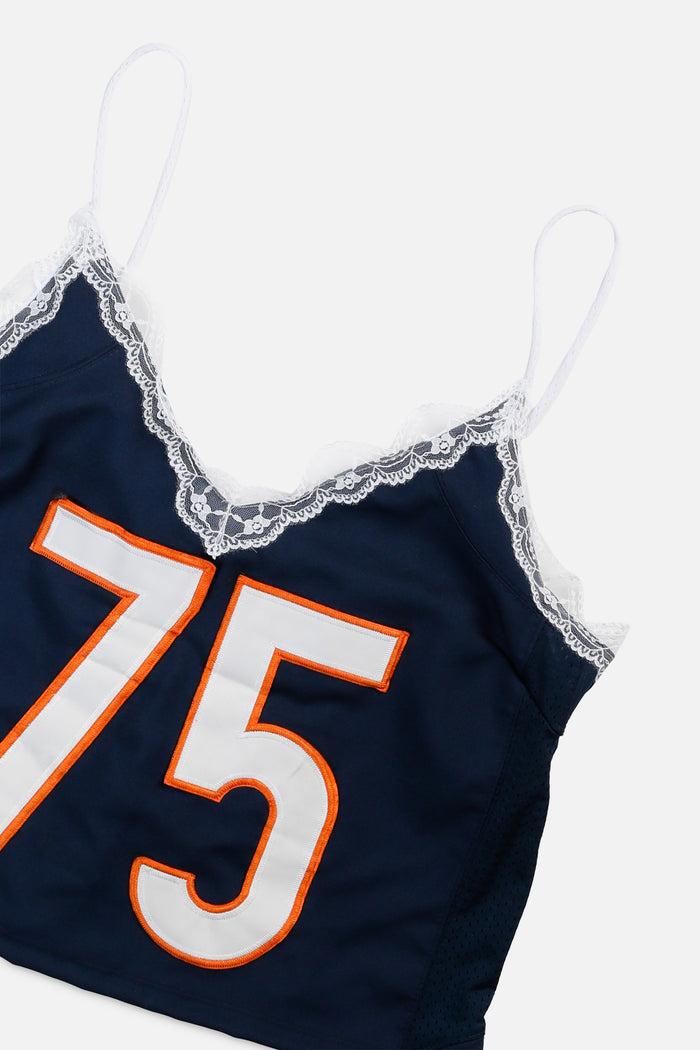 Frankie Rework Denver Broncos Lace Tank - XL