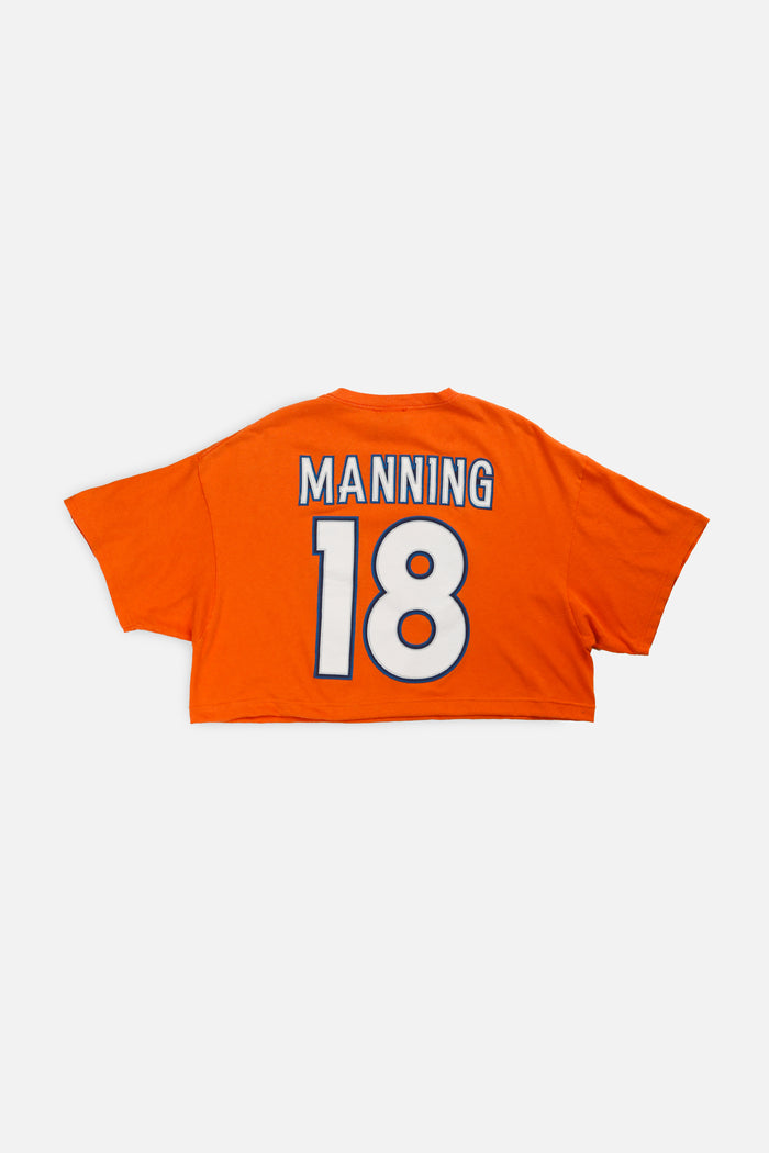 Frankie Rework Denver Broncos NFL Crop Tee - XL