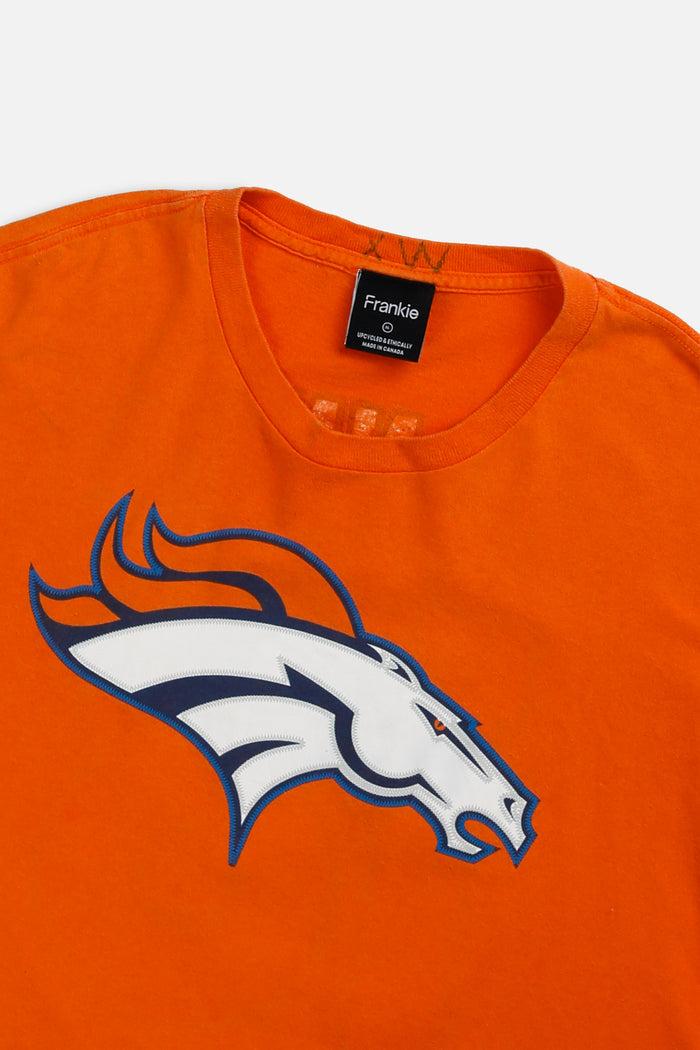 Frankie Rework Denver Broncos NFL Crop Tee - XL