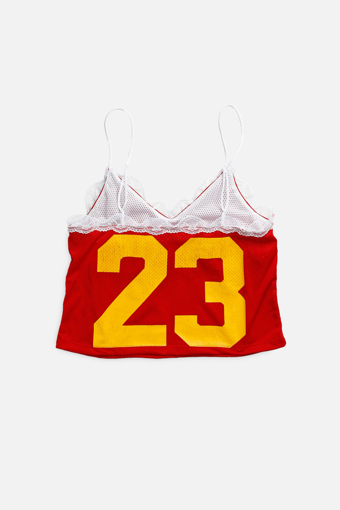 Frankie Rework Football Lace Tank - L