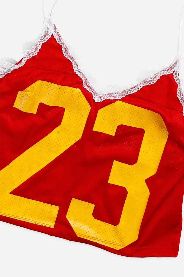 Frankie Rework Football Lace Tank - L