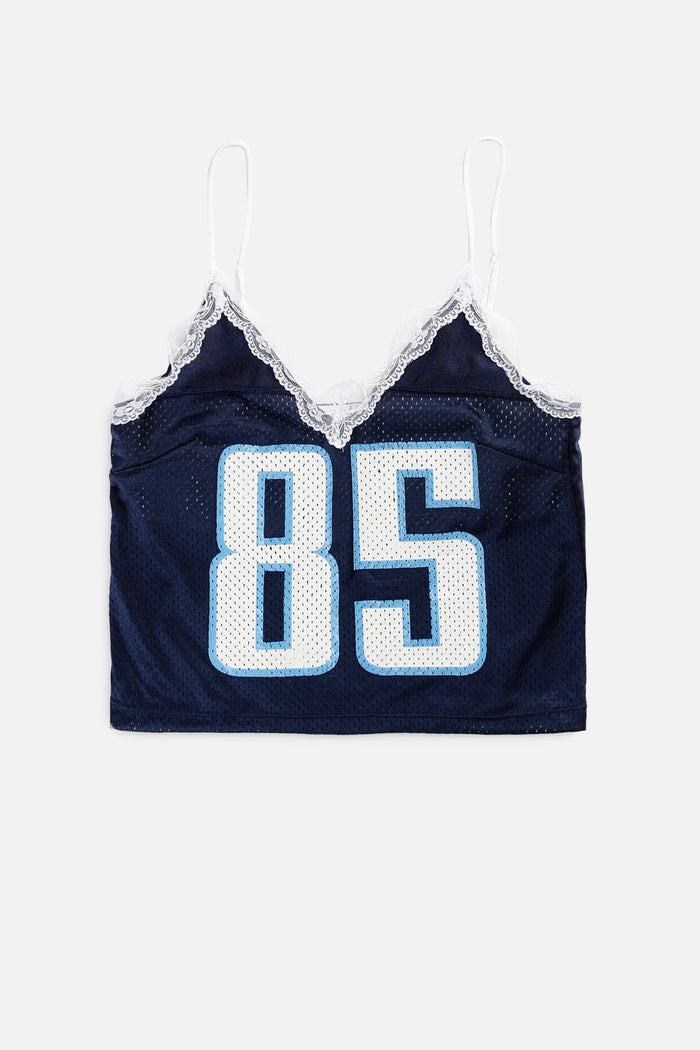 frankie Rework Football Lace Tank - M