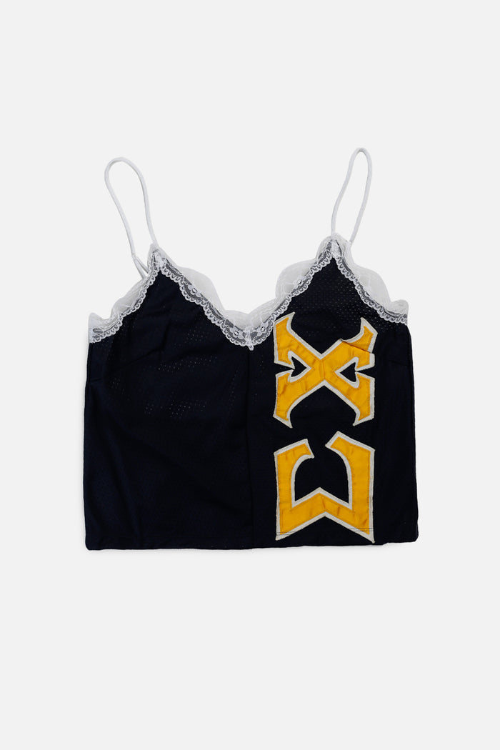 frankie Rework Football Lace Tank - S