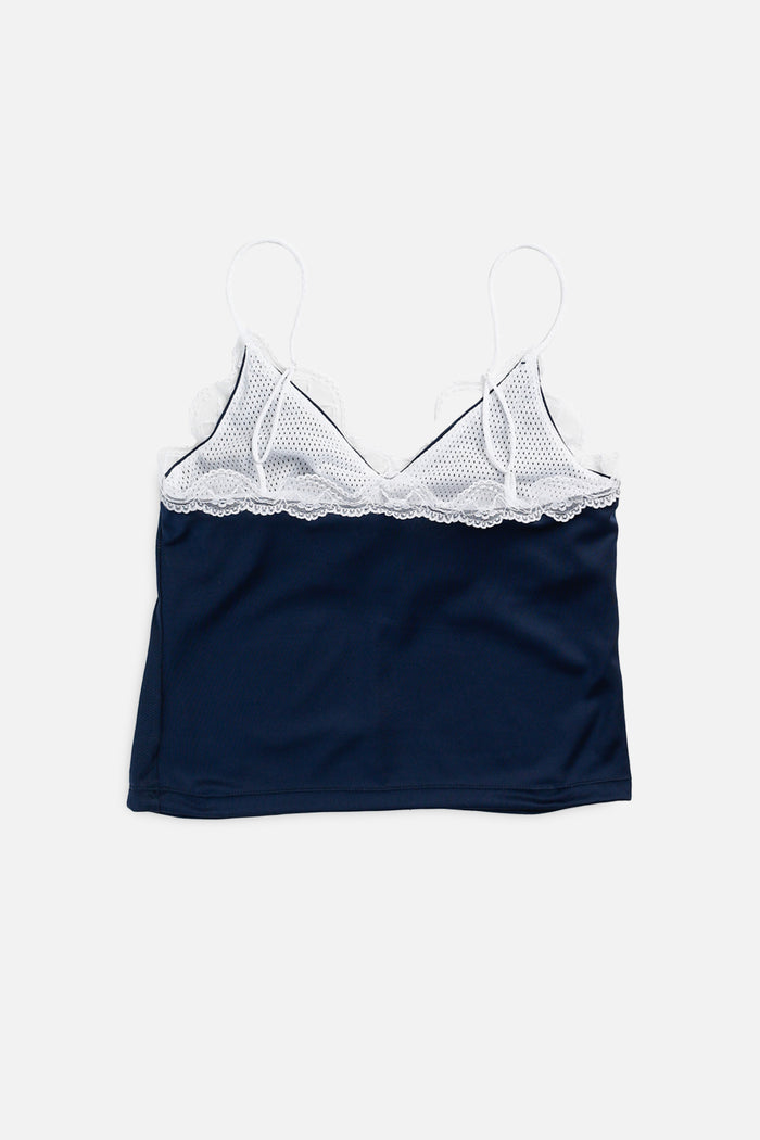 Frankie Rework Geneva Lake Soccer Lace Tank - XS