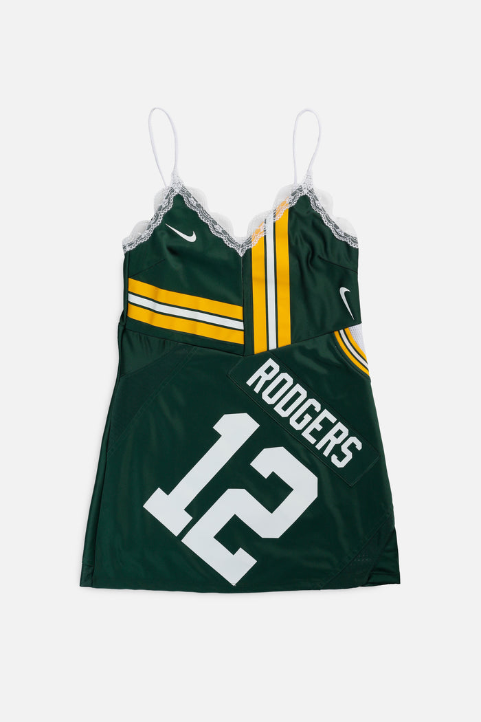 frankie Rework Green Bay Packers NFL Lace Dress - L