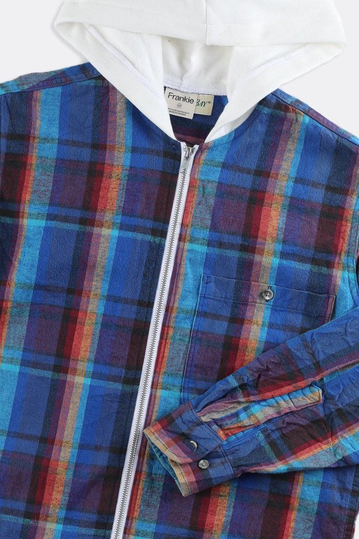 Frankie Rework Hooded Flannel - Women- XS Men-XXS
