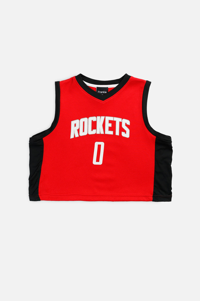 frankie Rework Houston Rockets NBA Crop Jersey - S