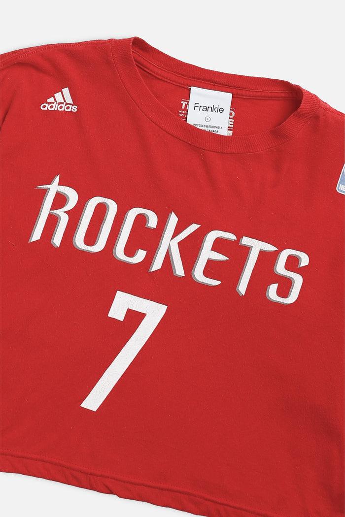 Frankie Rework Houston Rockets NBA Crop Tee - S